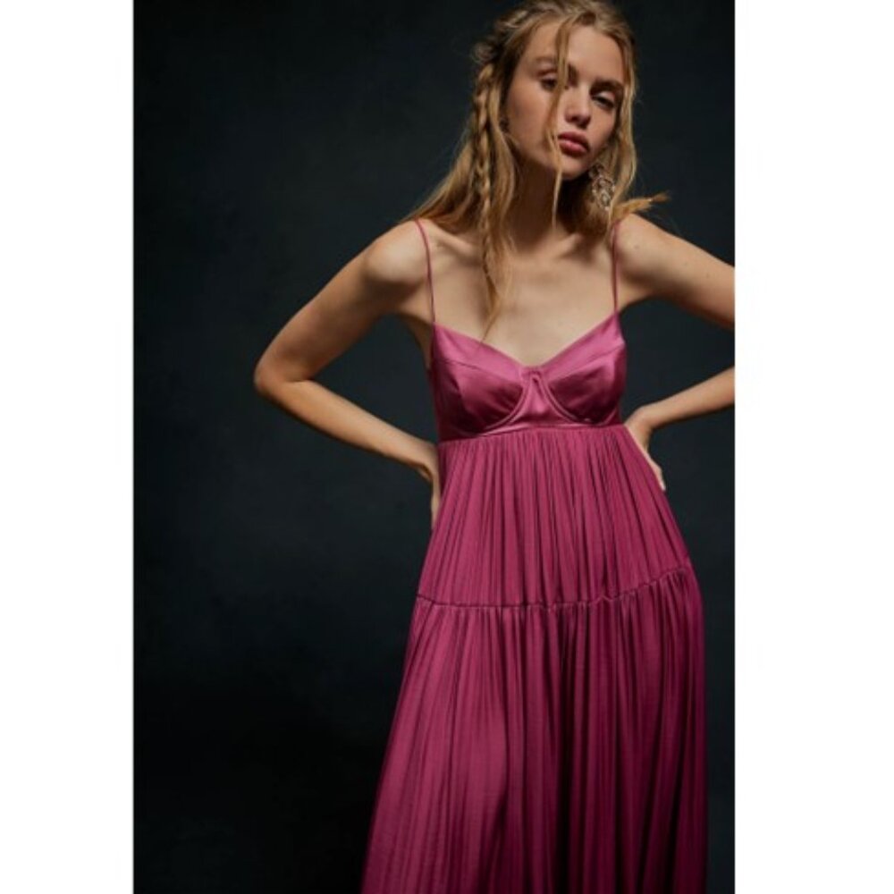 Free People Freya Maxi Dress Size S Rose